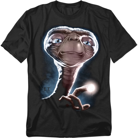 E.T. the Extra-Terrestrial - Portrait - Adult Unisex T-Shirt - Black