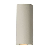 E14373-SSN-ET2 Lighting-Pilar - 14W 2 LED Outdoor Wall Mount-13 Inches Tall and 5 Inches Wide-Sandstone Finish