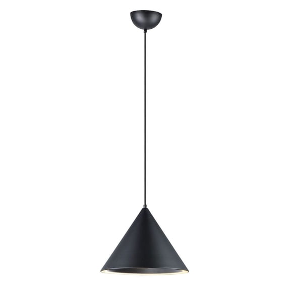 E20084-BK ET2 Lighting Abyss-30W 1 LED Pendant-12.5 Inches wide by 9.5 inches high-Black Finish