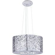 ET2 Fizz IV Mini Bubble Glass LED Pendant Light - Polished Chrome, 3W Dimmable, For Ceiling