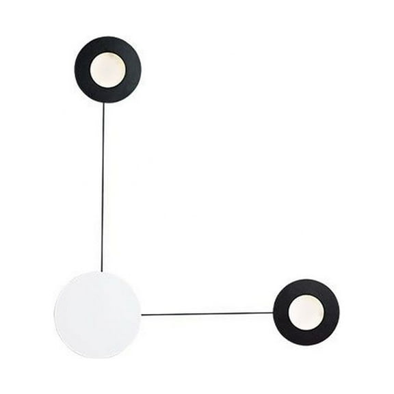 Et2 E23172 Orbital 2 Light 18" Tall Led Wall Sconce - White