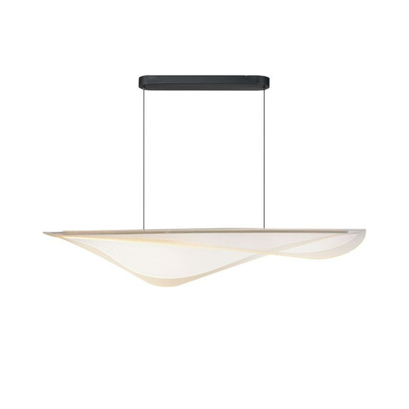 E24714-144BK-ET2 Lighting-Manta - 44W 1 LED Linear Pendant-8.5 Inches Tall and 9.75 Inches Wide
