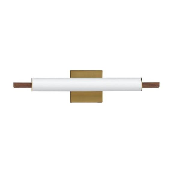 E24930-WNAB ET2 Lighting Joist - 13W 1 LED Wall Sconce-4.75 Inches Tall and 21.75 Inches Wide-Antique Brass Finish