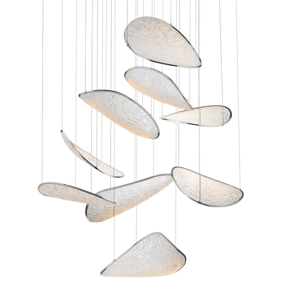 Et2 E24979-PC Moonscapes 48" Wide Led Multi Light Pendant - Chrome