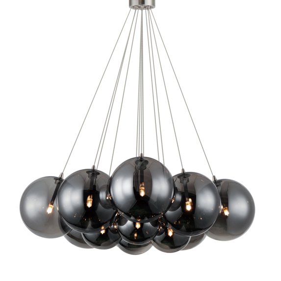 Et2 E25089-142 Burst 12 Light 27" Wide Led Pendant - Nickel