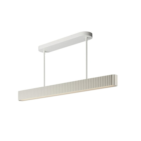 Et2 E25176 Delphi 47" Wide Led Suspension Linear Pendant - Chaulk White