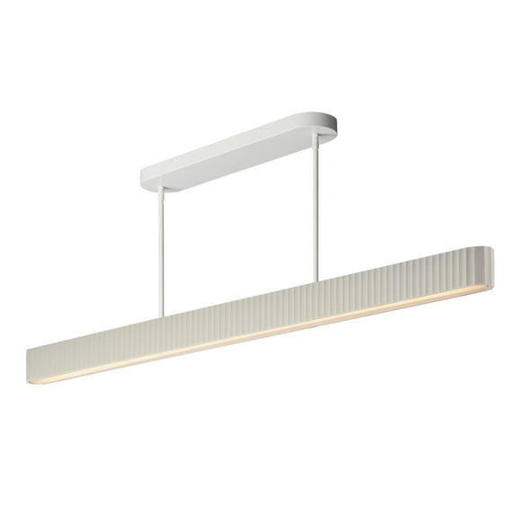 Et2 E25178 Delphi 61" Wide Led Suspension Linear Pendant - Chaulk White