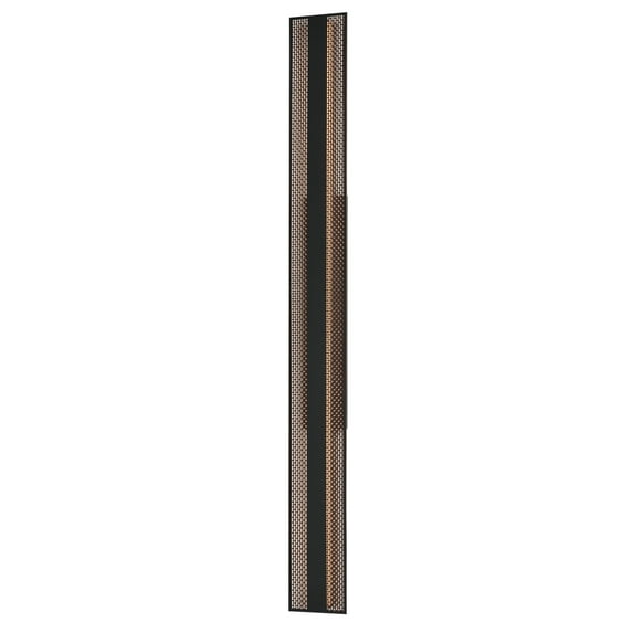 Et2 E30294 Interlace 2 Light 60" Tall Led Outdoor Wall Sconce - Black / Aged Copper