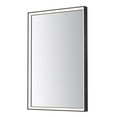 thumbnail image 1 of E42062-BBK ET2 Lighting Bevel - 53W 1 LED Mirror-36 Inches Tall and 30 Inches Wide-Brushed Black Finish, 1 of 2