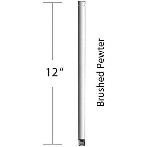 Et2 Estr06212s-Sl 12" Extension Rod For Et2 E24048-Bp - Grey