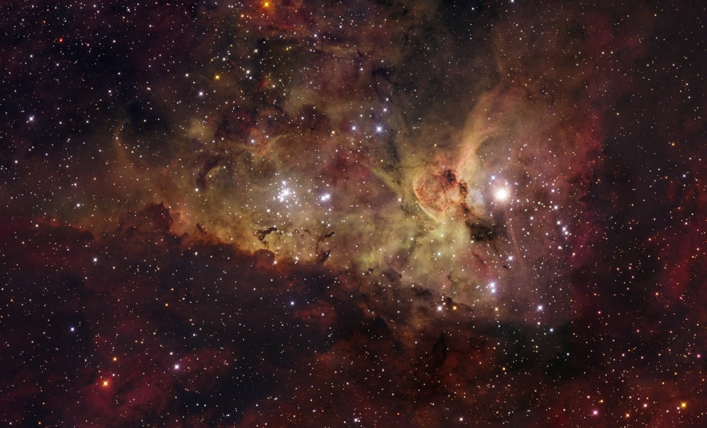 Eta Carinae nebula Canvas Art - Robert GendlerStocktrek Images (18 x 11)
