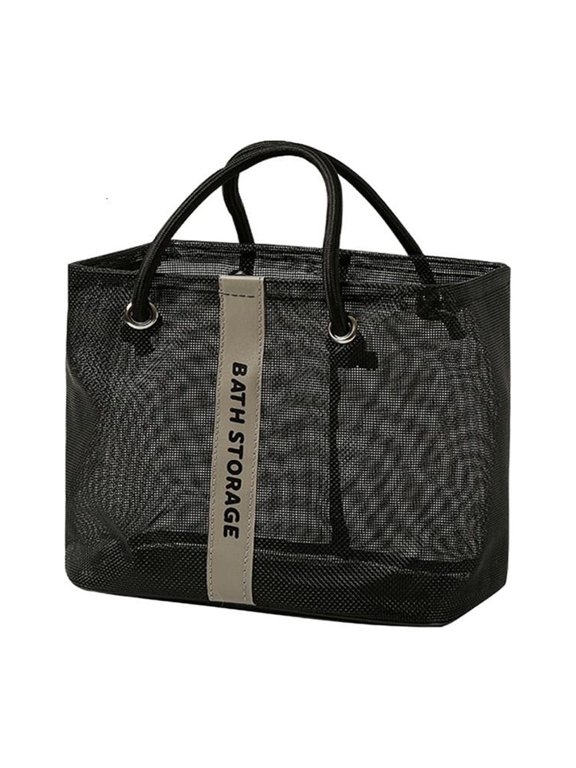 Shower Bag Mesh Shower Caddy Bag Toiletry Bag Portable Bath Organizer for Travel Gym Camping College Dorms Beach
