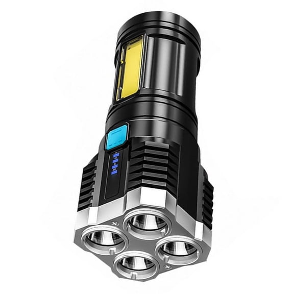 Etalchic Strong LED Flashlight with 4 Modes Water Resistant Handheld Torches