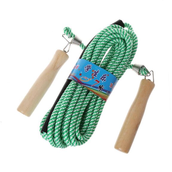 Etalchic Wooden Handle Adjustable Jump Rope Training Group Multi-Person Fitness Equipment