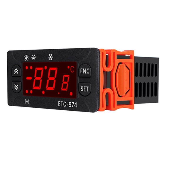 Etc-974 Temperature Controller Heating Control Thermostat With Dual Sensors