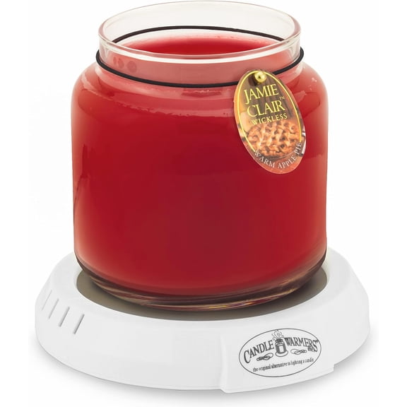Etc. Original Candle Warmer Plate (White Plug-in)  Electric Wax Melter for jar Candles