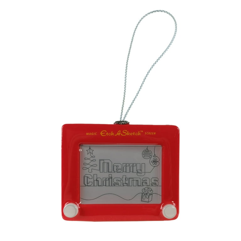 Etch A Sketch Decoupage Holiday Ornament, inches Tall, Durable