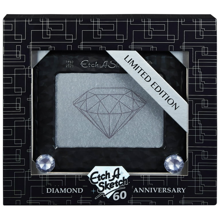 Etch A Sketch Classic, 60th Anniversary Diamond Edition with