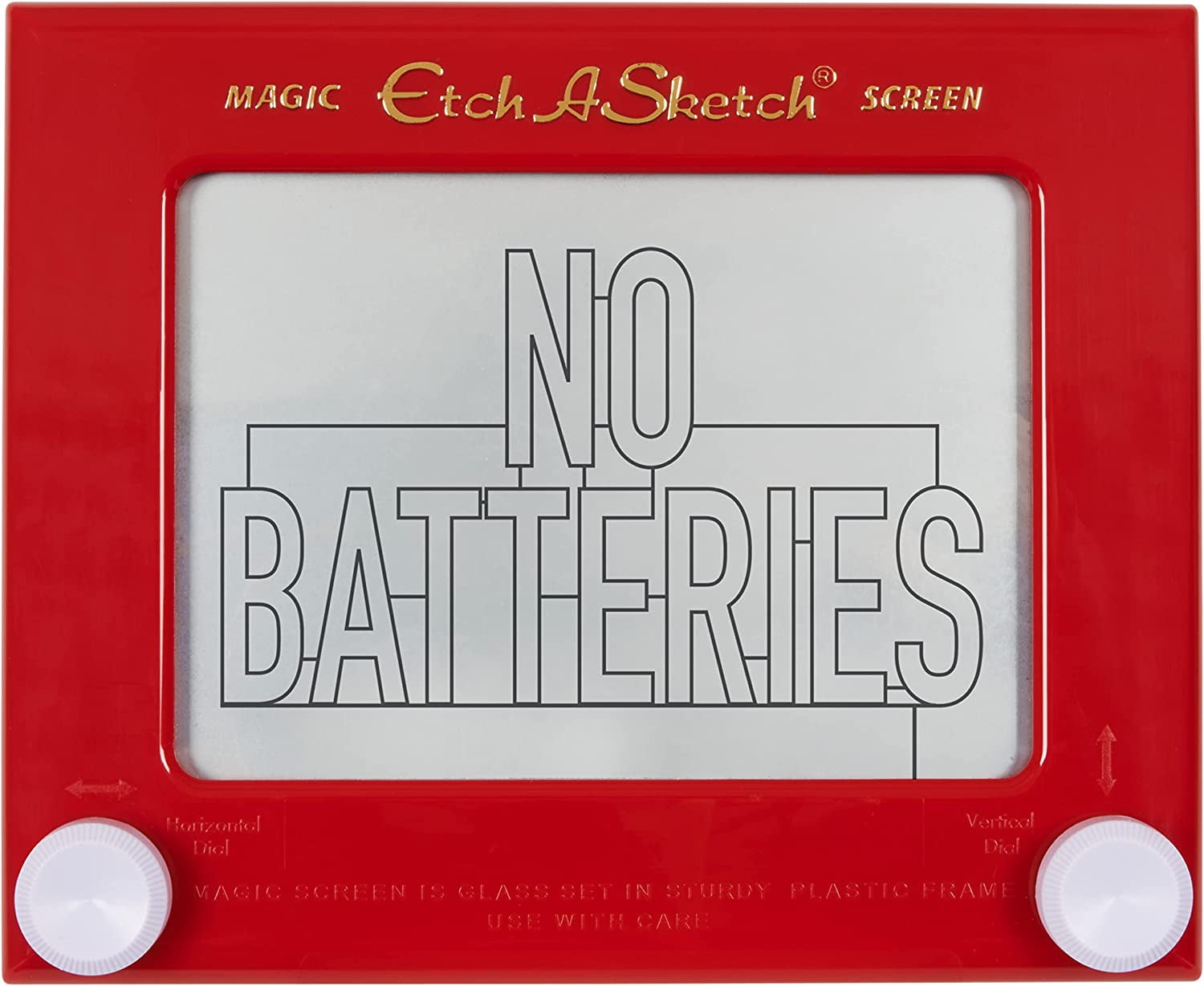 Etch A Sketch Erasable Kids Toy Doodle Tablets, Classic Red Frame