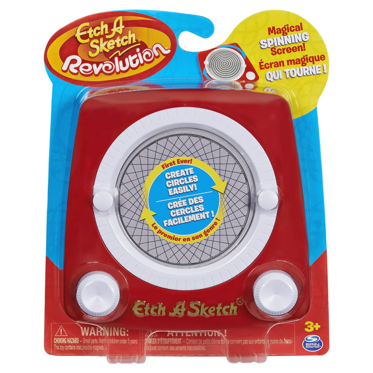 Etch A Sketch Revolution, Drawing Toy with Magic Spinning Screen, for Ages  3 and up 