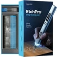 thumbnail image 1 of EtchPro Engraving Pen for Metal, Wood, Glass, Plastic & All Materials - Engraver Pen Tool - Teen Boy Gifts - Unique Gifts for Women, Teenage Girl - Cool Easter Gift Ideas - Craft Kits for Adults, 1 of 9