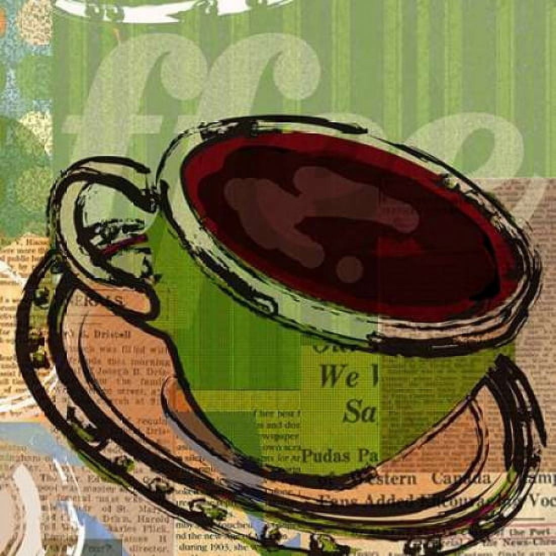 Etched Coffee Canvas Art - Walter Robertson (24 x 24)
