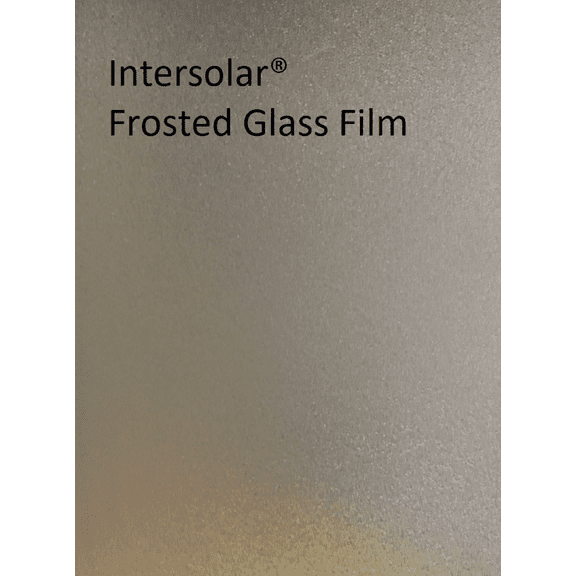 Etched Glass Frosted Window Film Non Adhesive - Self Static Cling - Privacy Frosted Window Sticker