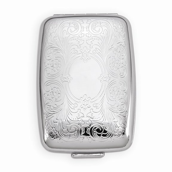 Etched Metal Pillbox - Engravable Personalized Gift Item