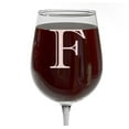 thumbnail image 1 of Etched Monogram 16oz Stemmed Wine Glass (Letter F) – A-Z Customized Gifts for Women, Personalized Wine Gifts for Women, Custom Engraved Gift for Wedding, Wine Accessories for Wine Lovers, Mom, Sister, 1 of 5