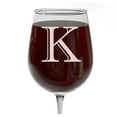 thumbnail image 1 of Etched Monogram 16oz Stemmed Wine Glass (Letter K) – A-Z Customized Gifts for Women, Personalized Wine Gifts for Women, Custom Engraved Gift for Wedding, Wine Accessories for Wine Lovers, Mom, Sister, 1 of 5