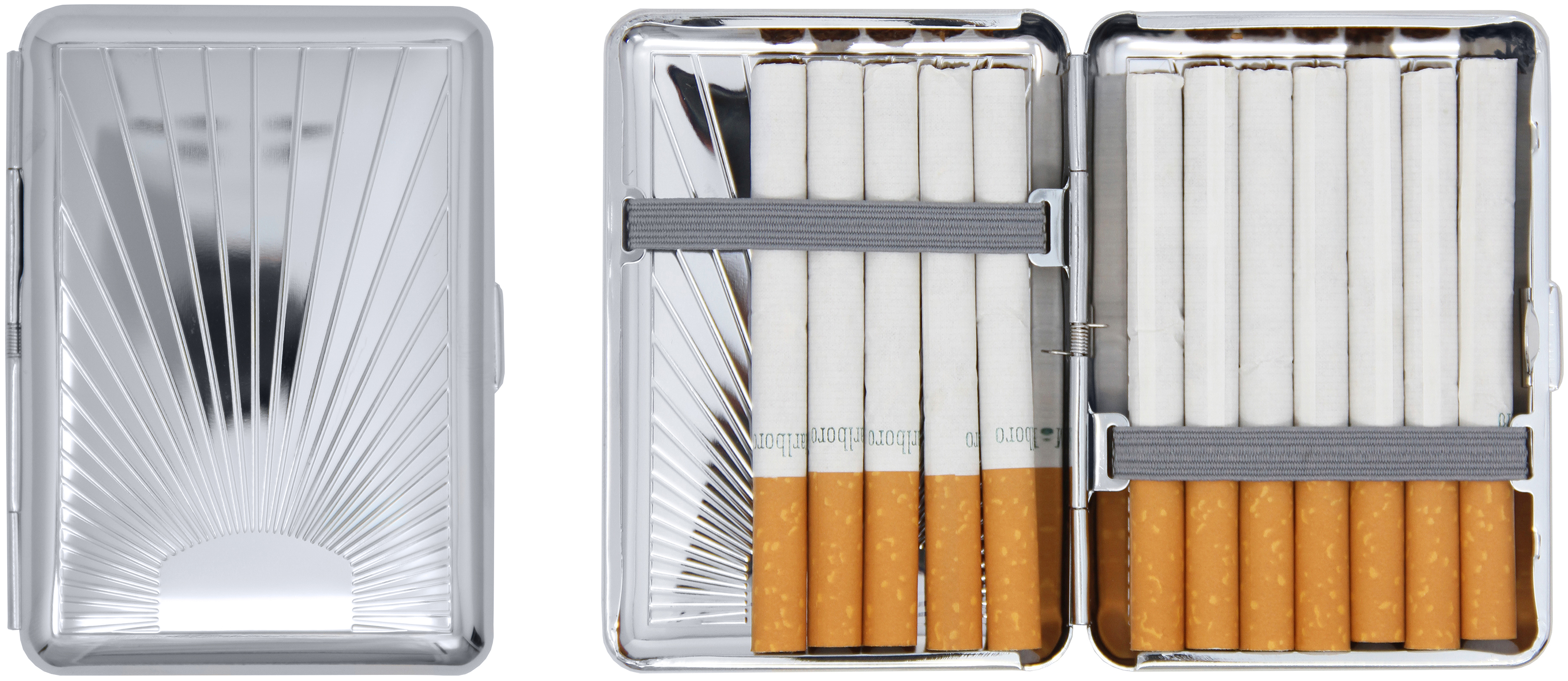 stainless steel cigarette holder Brushed Metal Case Box Holds 20 Cigarettes (Type 1) : Health & Household a Personalized Metal Cigarette Case with Signature Design stands out for its elegance and personal touch Signature Design Personalized Metal Cigarette
