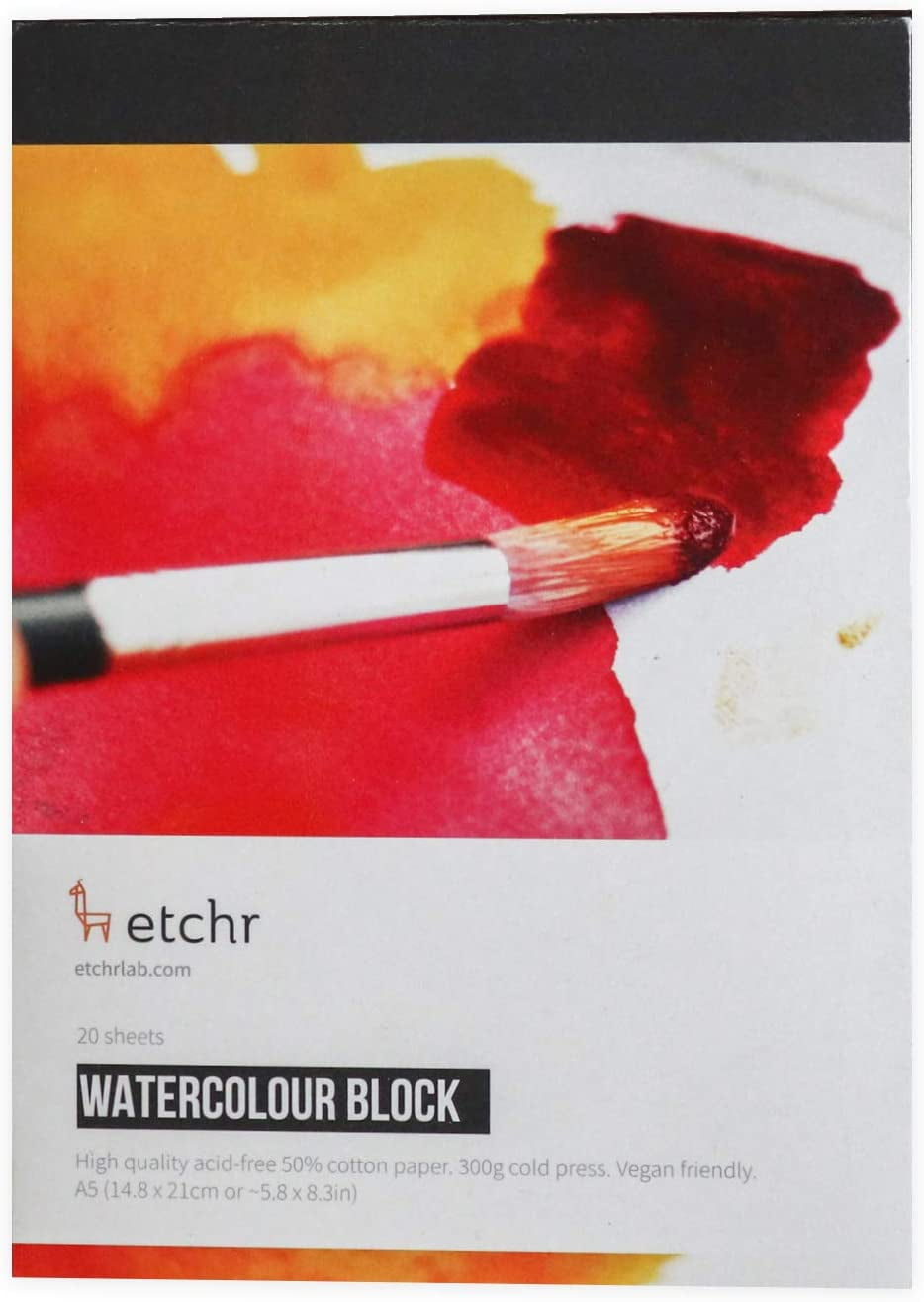 Etchr Watercolor Block A5 Cold Press (1032)