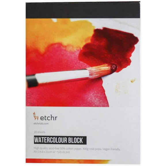 Etchr Watercolor Block A5 Cold Press (1032)