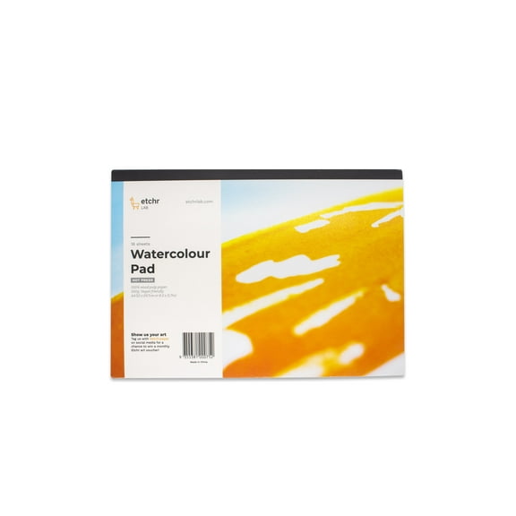 Etchr Watercolor Block Wood Pulp A4 Hot Press (1038)