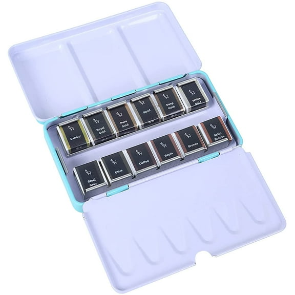 Etchr Watercolor Gold 12 Half Pan Set (1051)