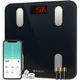 thumbnail interactive-video image 1 of Etekcity Body Fat Scale, Digital Smart Bathroom Scale for weight body fat, BMI and Weight Loss, Sync 13 Data with Other Fitness Apps, 400 lbs Capacity, 11.8x11.8 Inch, Black, 1 of 11