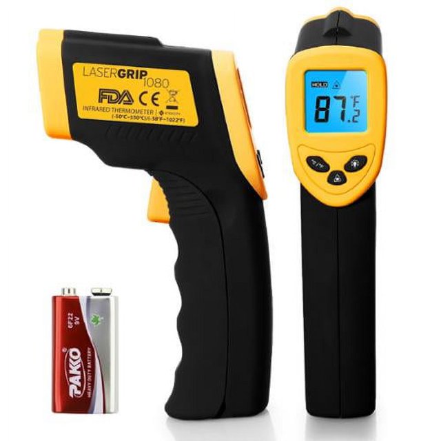 Etekcity Digital Thermometer Laser Infrared Temperature Gun Lasergrip 1080