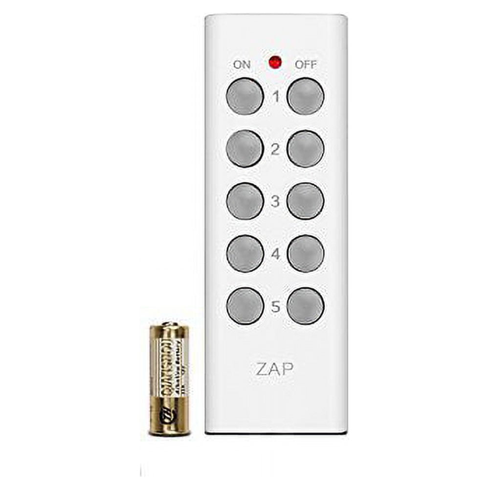 Etekcity Indoor Wireless Remote Control for Outlet Light Switches 5-Channel  White