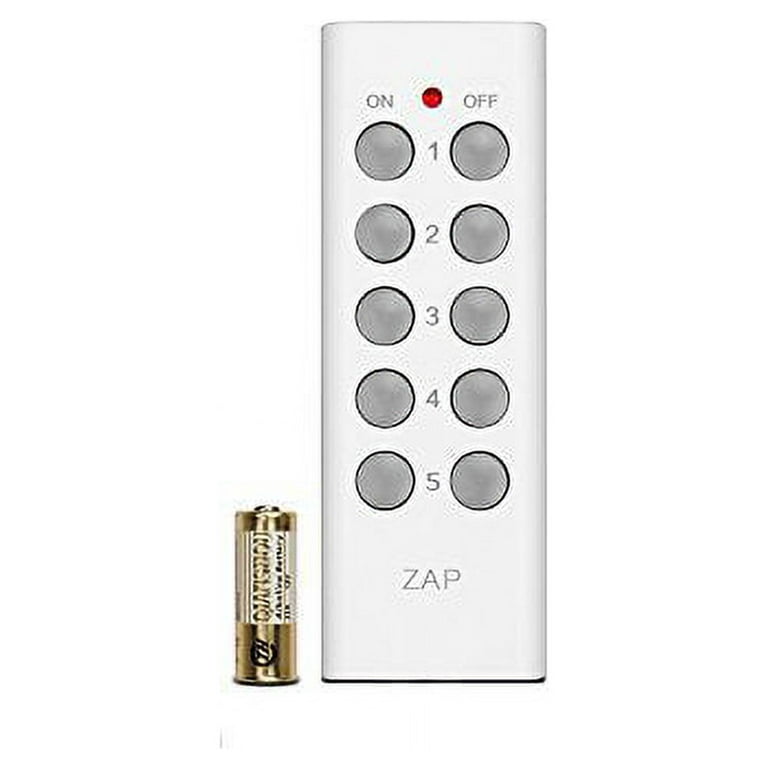 Zoiinet Mini Remote Control Outlet Switch, Portable, Magnetic Suction &  Removable Wireless Plug Switch, No Wiring No WiFi, 300 ft, 15A/1500W