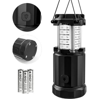 Portable Led Camping Lantern with Warm Light 2700K,Battery Operated Lights  with 1500mAh,Stepless Dimming,80LM,Rechargeable Flashlight for Short