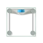 Etekcity Digital Body Weight Bathroom Scale, Large Blue LCD Backlight Display, High Precision Measurements,6mm Tempered Glass, 400 Pounds