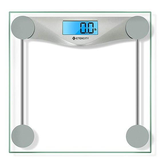 Etekcity Scale for Weight, 400lb Capacity Bathroom Scale with LCD Display, Silver, EB4074C