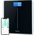 thumbnail image 1 of Etekcity Smart Scale for Body Weight and BMI, Bathroom Digital Electronic Weighing Scale for People, Bluetooth Free VeSync APP Connection, Rounded Corner, Accurate to 0.1lb/0.05kg, 400 lbs, Black, 1 of 17