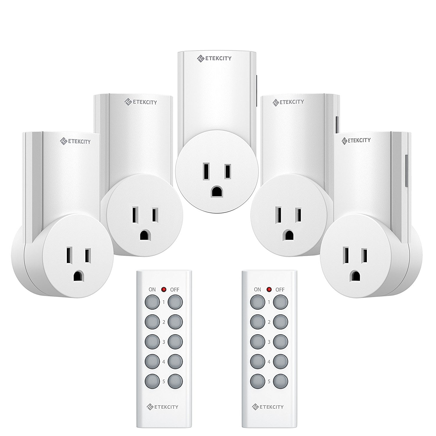 Etekcity Upgraded Version Wireless Remote Control Electrical Outlet