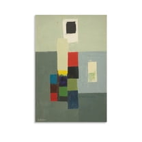 Etel Adnan Poster Untitled (18) Canvas Famous Paintings, Wall Art Posters, Decorative Hanging Pictures Artworks Canvas Poster Room Aesthetic Wall Art Prints Home Modern Decor Gifts 16x24inch(40x60cm)
