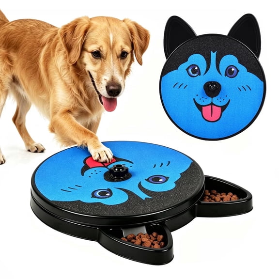 Etepon Interactive Dog Scratch Board Toy with Slow Feeder, Treat Dispensing Puzzle & Nail Filing Surface for Indoor Small & Medium Dogs