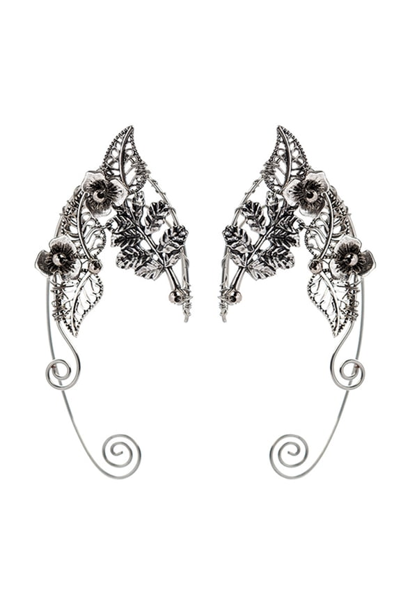 1 Pair Delicate Elves Ear Clips Alloy Ear Cuffs Fashion Earrings Female Jewelry