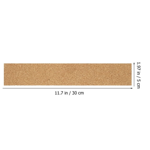 FRCOLOR 3Pcs Rectangular Cork Boards for Walls for Home and Office 11.8x2x0.5In