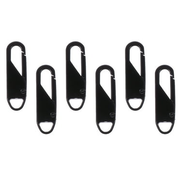 Etereauty 6Pcs Detachable Zipper Pull Tab Replacement Backpack Clothing Zipper Pullers