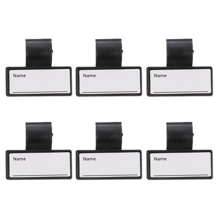 Etereauty 6Pcs Stethoscope Name Labels Double-side Name Tags Hand-held Identification Tags